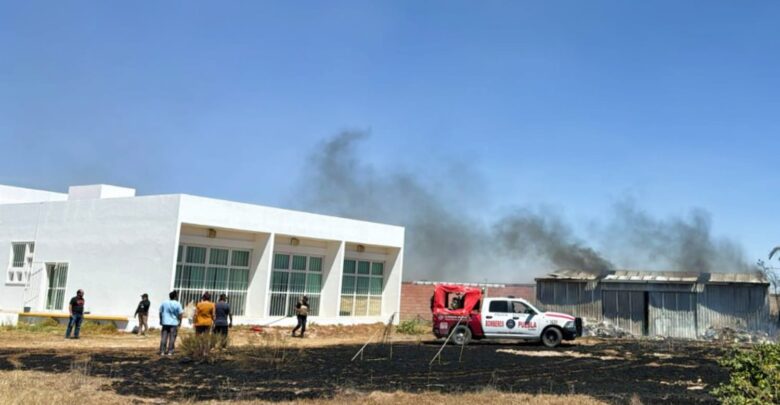 Hospital General de Tepeaca, Secretaría de Salud, incendio, bomberos