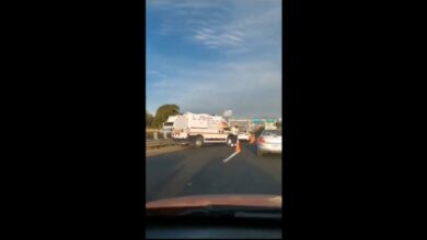 Autopista Puebla-Orizaba, atropellado, Caminos y Puentes Federales, paramédicos