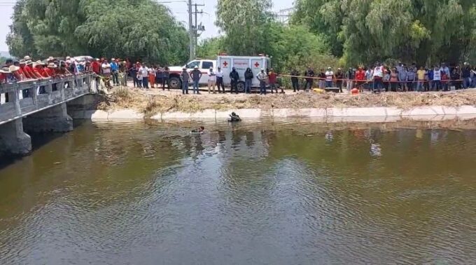 dren de Valsequillo, caída, persona sin vida, rescate