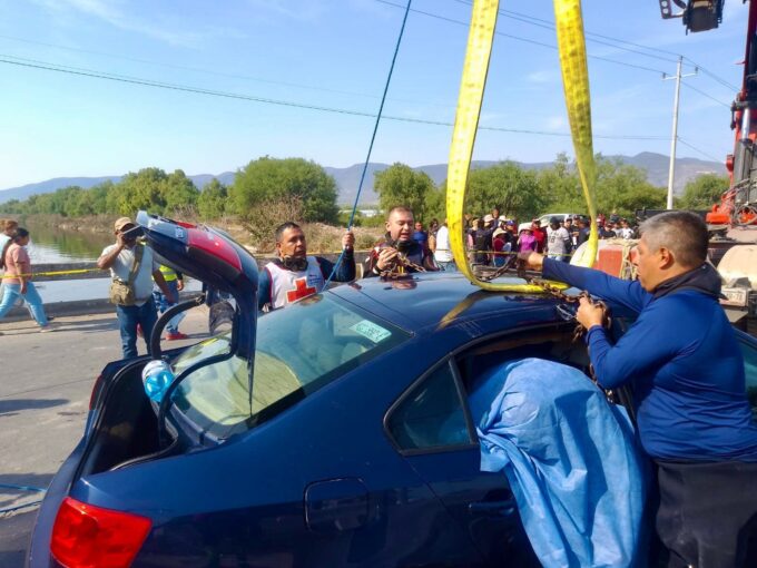 dren de Valsequillo, caída, persona sin vida, rescate