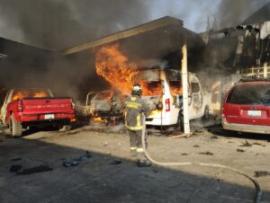 Huejotzingo, vehículos, quesería, incendio