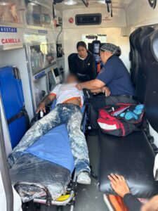 San Andrés Cholula, caída, servicios de emergencia, rescate