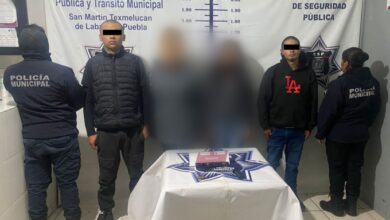 San Martín Texmelucan, armas de fuego, detenidos, disparos