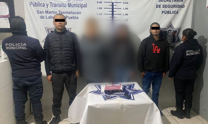 San Martín Texmelucan, armas de fuego, detenidos, disparos