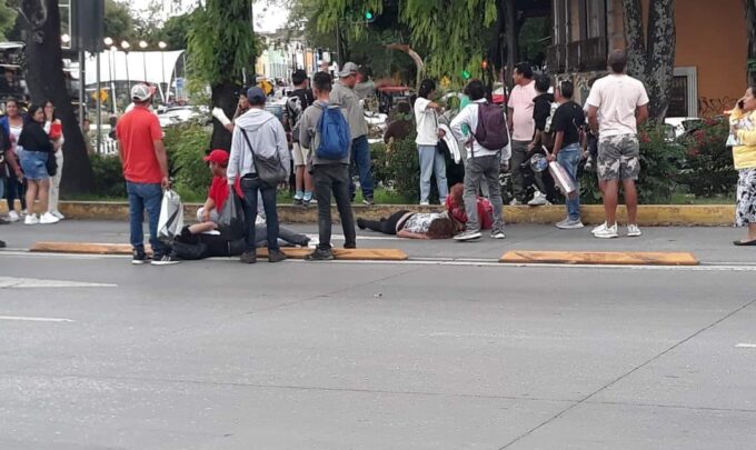 atropellados, pareja, fuga, bulevar 5 de Mayo