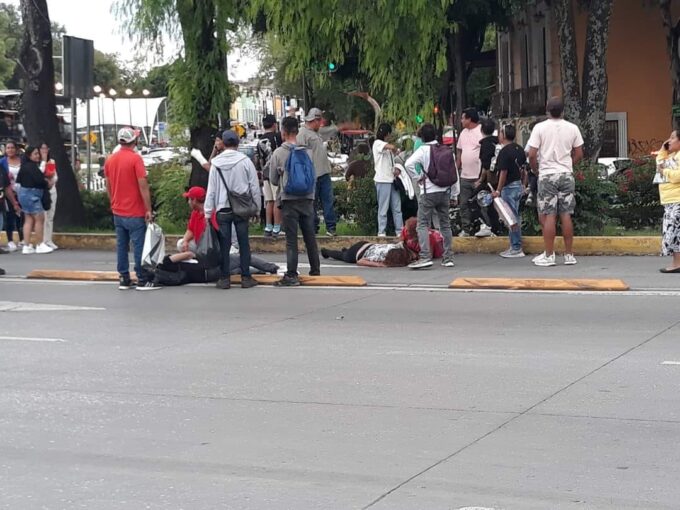 atropellados, pareja, fuga, bulevar 5 de Mayo