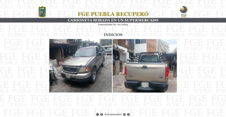 San Martín Texmelucan, reporte de robo, camioneta, Coronango