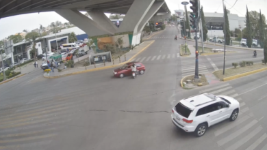 motociclista, accidente, choque, hospital