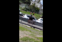 Autopista Puebla-Orizaba, detención, Policía Estatal, caos vial