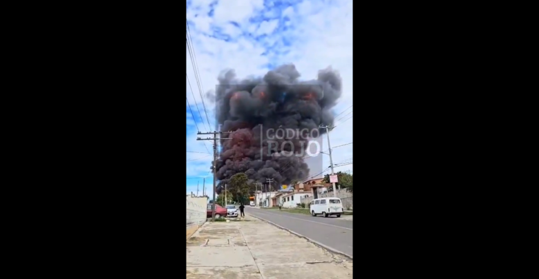 San Gregorio Atzompa, incendio, Protección Civil, Bomberos