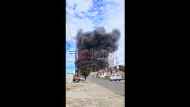 San Gregorio Atzompa, incendio, Protección Civil, Bomberos