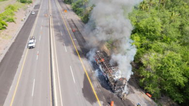 Colima, autobús, incendio, Ocotepec