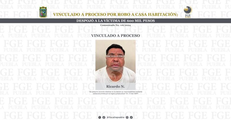 San Jerónimo Caleras, robo a casa habitación, 600 mil pesos, FGE