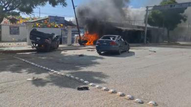 Tehuacán, incendio, vehículos, rescate