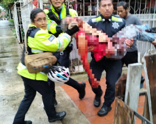 indigente, salvado, policías, SSC