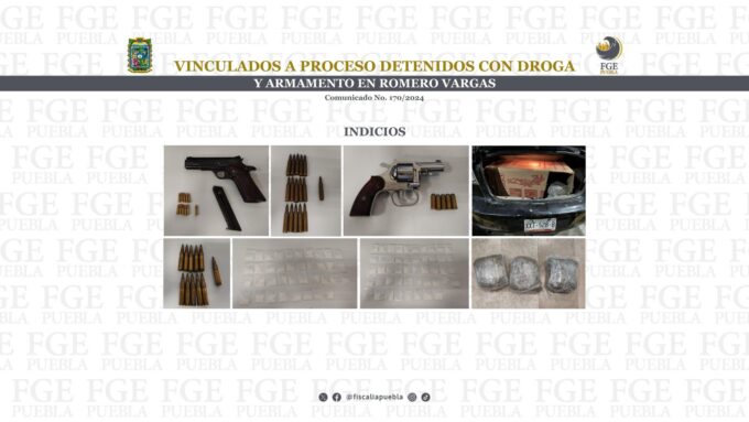 Romero Vargas, detenidos, procesados, posesión ilegal de arma de fuego