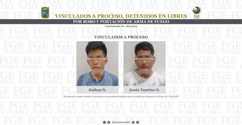 Libres, detenidos, robo, arma