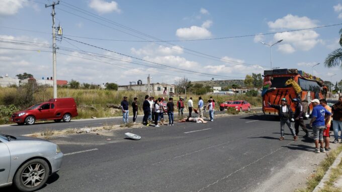 carretera a Valsequillo, persecución, arma de fuego, lesionada