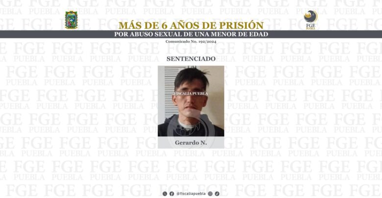 abusador sexual, detenido, San Andrés Cholula, FGE