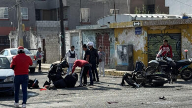 Avenida Nacional, choque, herido, Policía Municipal