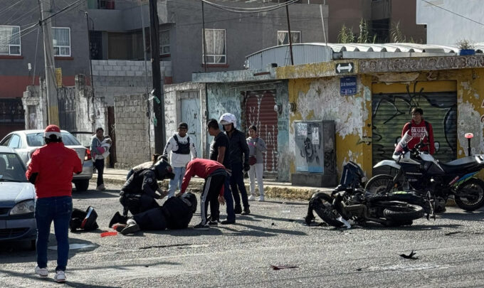 Avenida Nacional, choque, herido, Policía Municipal