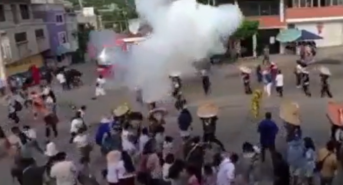 Acatlán de Osorio, procesión, Policía Municipal, Protección Civil