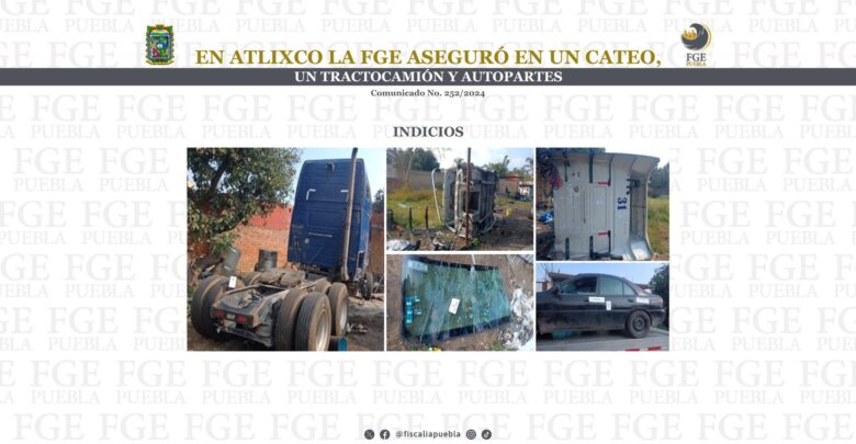 Atlixco, cateo, autopartes, privación de la libertad