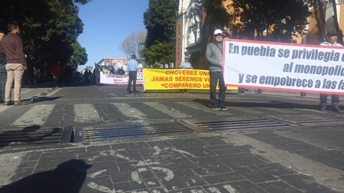 transporte público, manifestación, marcha, aumento al pasaje