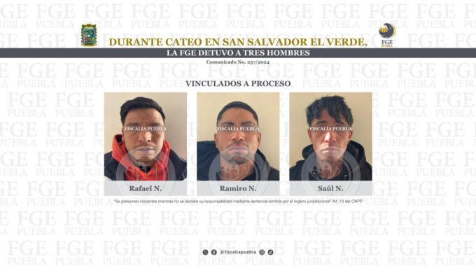 El Verde, detenidos, cateo, posesión de drogas