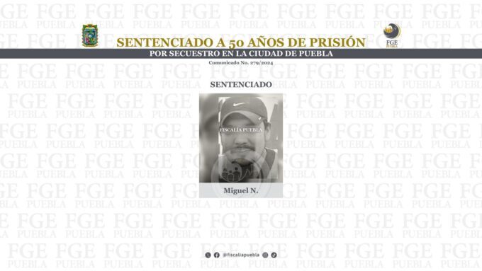 secuestrador, sentencia, liberación, FGE