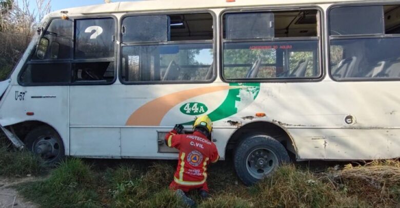 San Jerónimo Caleras, microbús, ruta 44A, accidente