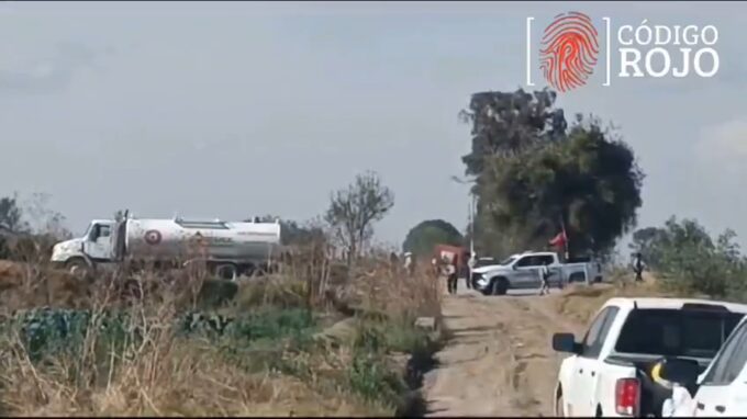 El Verde, toma clandestina, campos de siembra, Pemex